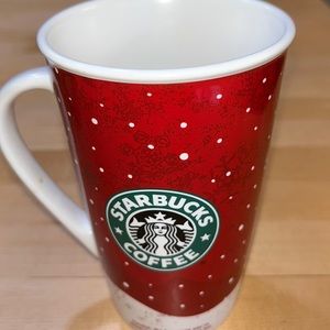 🟣 Starbucks Holiday 16oz tall ceramic skaters Mug